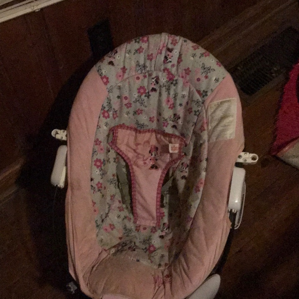 Baby items clothes couch table lamps etc